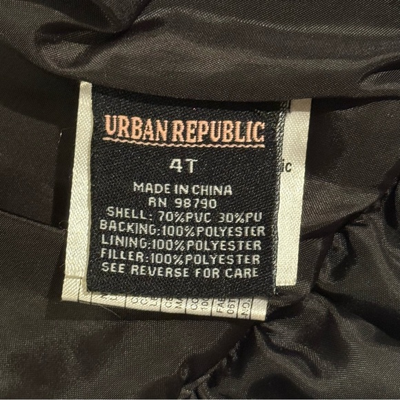 Urban Republic Black Kids Jacket - Picture 5 of 7